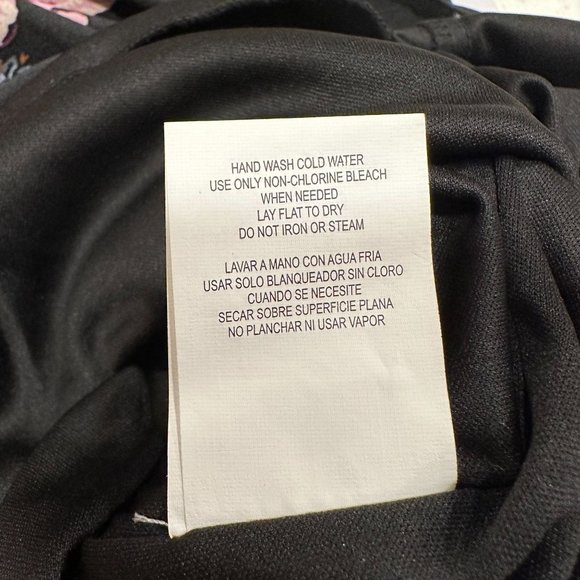 NWT Speechless Womens Black Floral Scoop Neck Mini Dress Size S - Picture 9 of 12